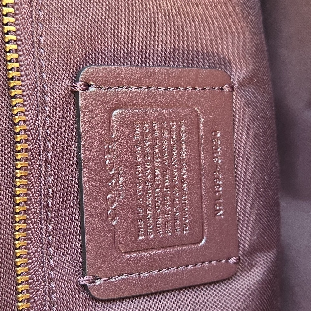Navy Coach Studded Dreamer Satchel - Picture 8 of 8